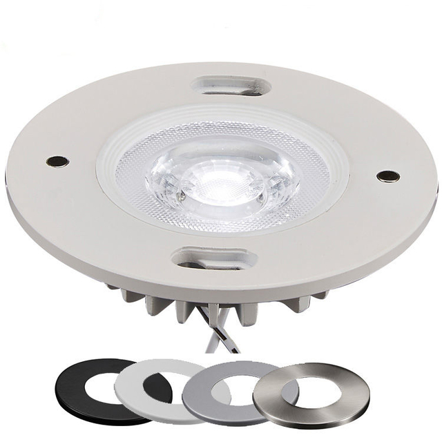 DC12/24V 3/5W LED Cabinet Spot Light with Changeable Magnetic Cover