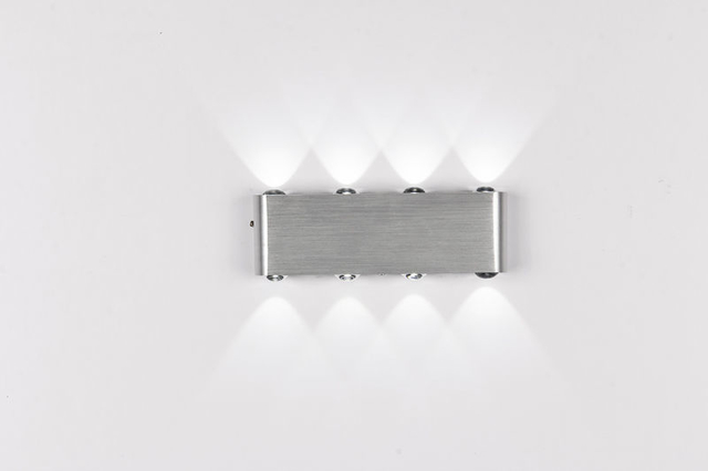 Aluminium Warm/ White Color Temperature 8W LED Wall Lamp L19*H6CM