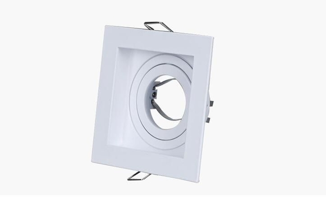 Adjustable die-casting aluminium square down light with LED GU10 MR16 bulb ( bulb do not included)