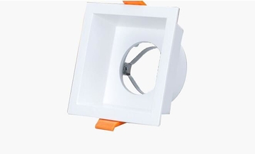 Die-casting aluminium square fix ceiling down light with LED GU10 MR16 bulb ( bulb do not included)