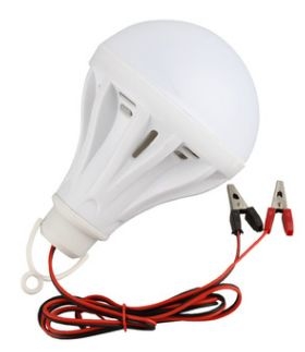 12V 36V 85V E27/B22 Energy Saving Plastic Bulb with Wire